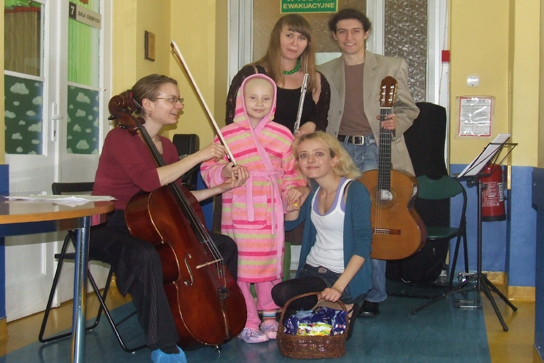 Warsztaty muzyczne z fletem, wiolonczelą i gitarą na Litewskiej