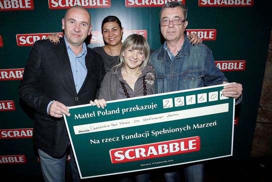 Charytatywny turniej SCRABBLE na rzecz Fundacji Spełnionych Marzeń